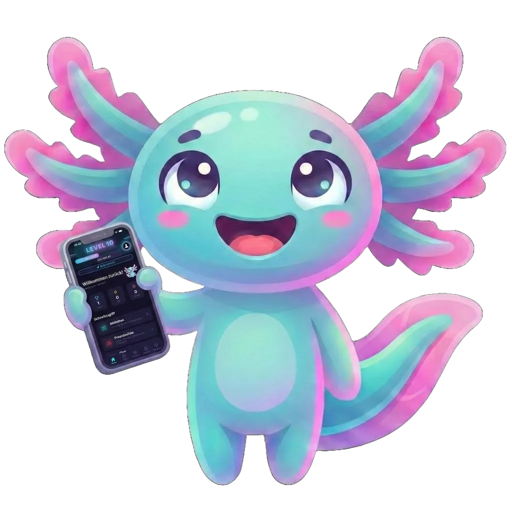 Lmeo – das offizielle LEMO Axolotl-Maskottchen